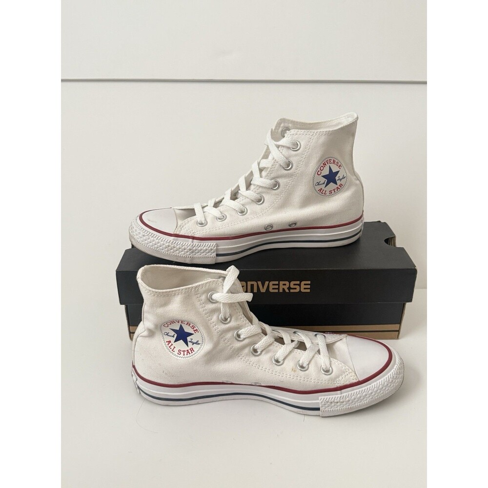 Converse Chuck Taylor All Star High-Top Optical White Sneakers - W 7.5